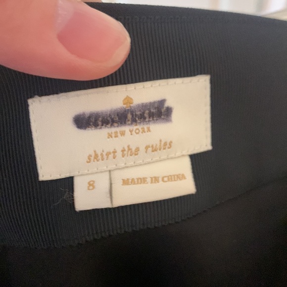 NWOT kate spade black skirt size 8 - Picture 13 of 15